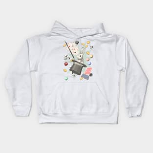 Rabbit Magic Show Kids Hoodie